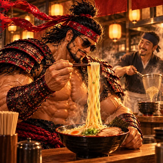 SamuraiMacho requests firmer noodles before cooking.
